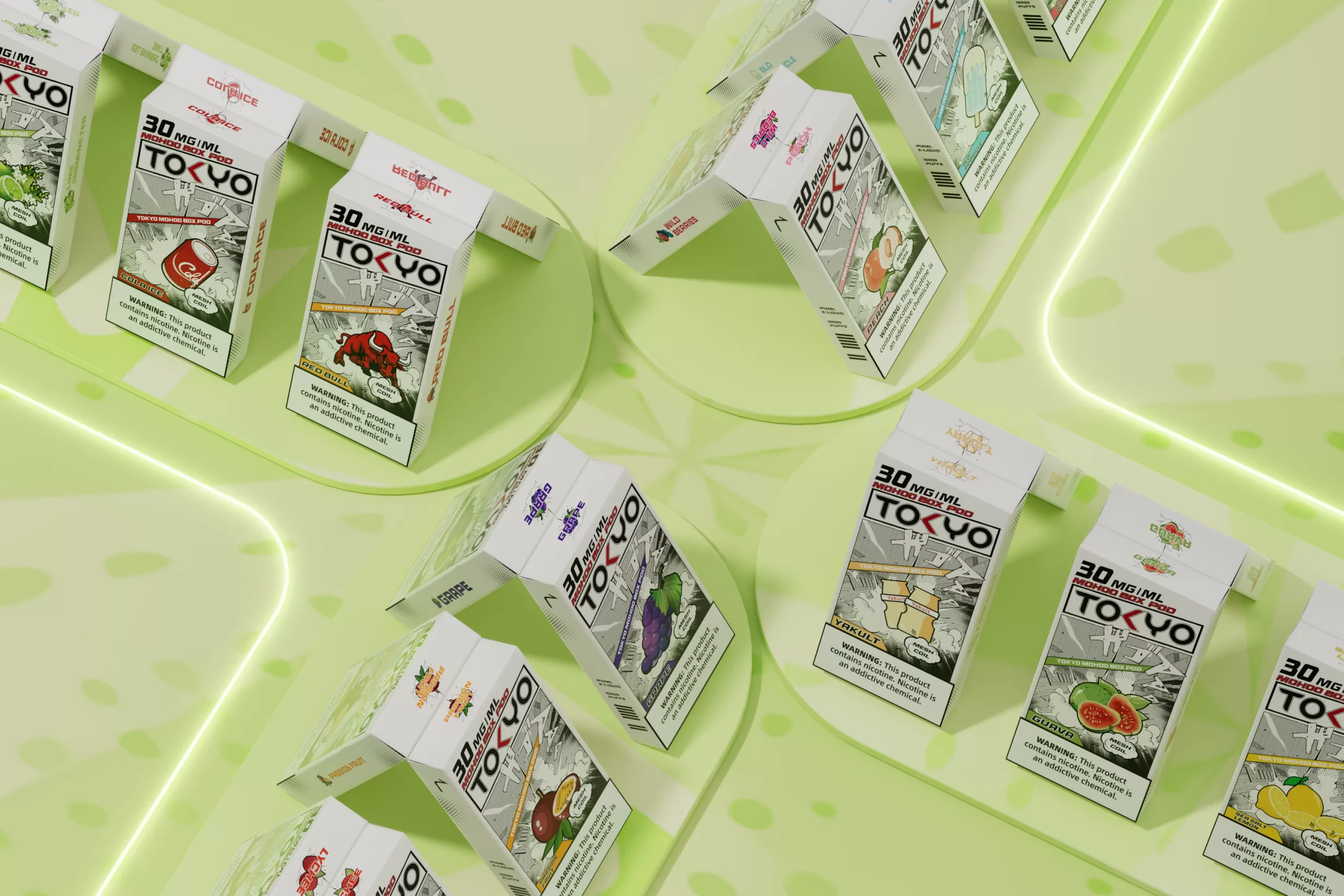 TOKYO MOHOO BOX 東京魔盒煙彈｜大容量換彈式主機・買三盒加100送主機・台灣電子菸批發