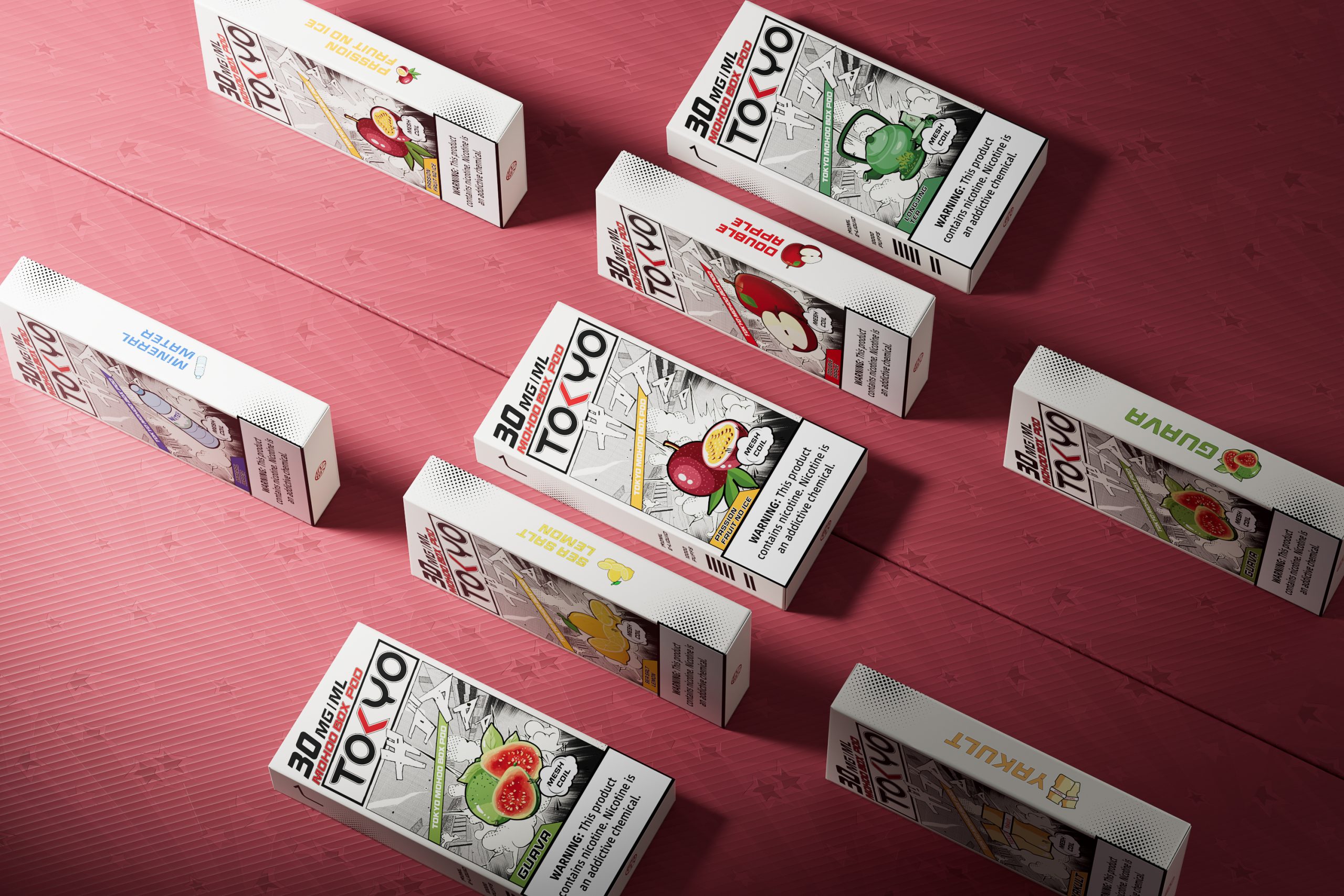 TOKYO MOHOO BOX 東京魔盒煙彈｜大容量換彈式主機・買三盒加100送主機・台灣電子菸批發