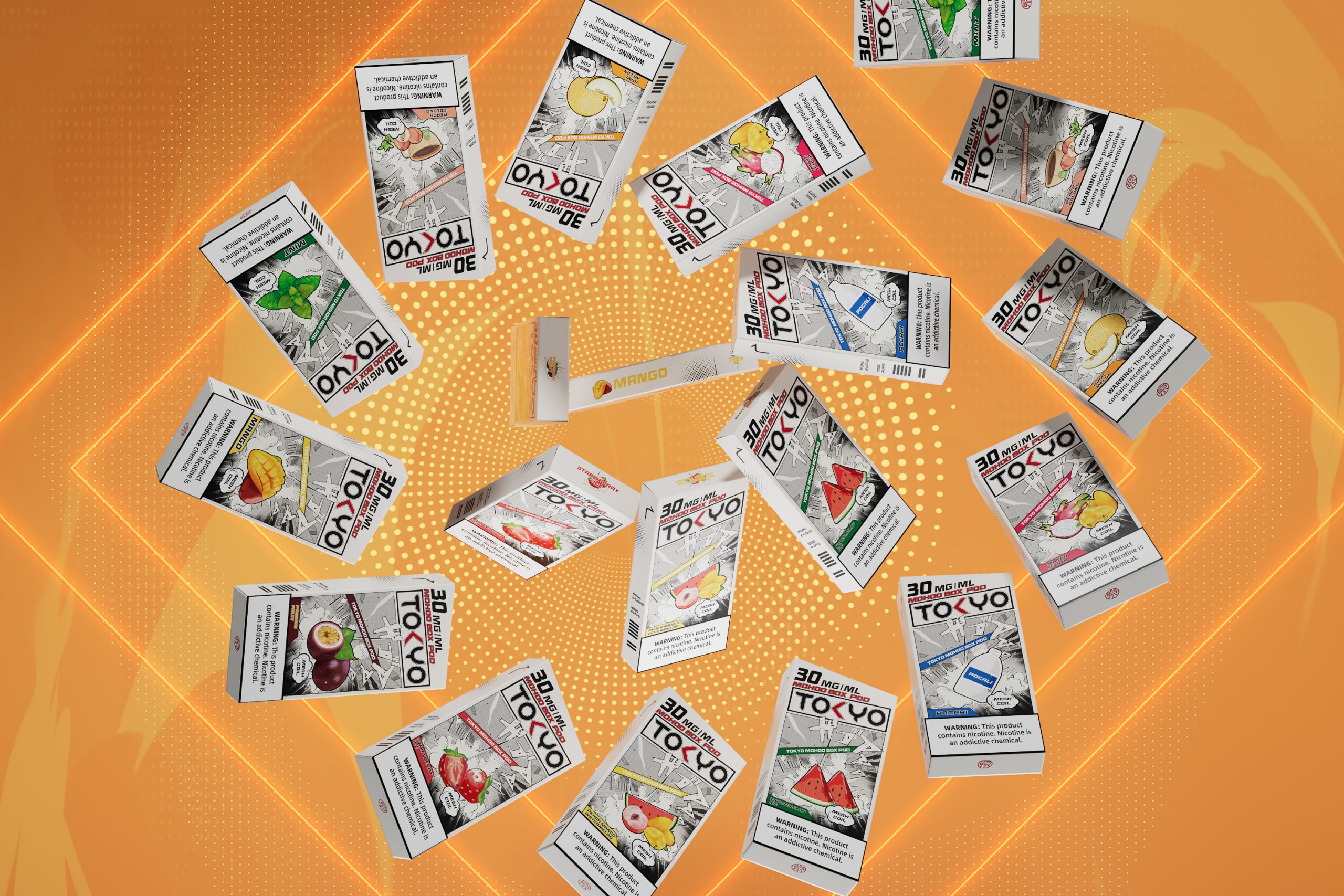 TOKYO MOHOO BOX 東京魔盒煙彈｜大容量換彈式主機・買三盒加100送主機・台灣電子菸批發